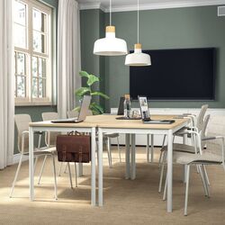 Scaun Ikea Laktare (Bej Deschis/Alb) Thumb