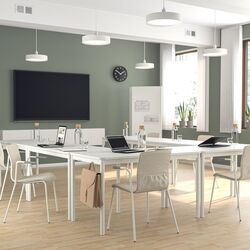 Scaun Ikea Laktare (Bej Deschis/Alb) Thumb