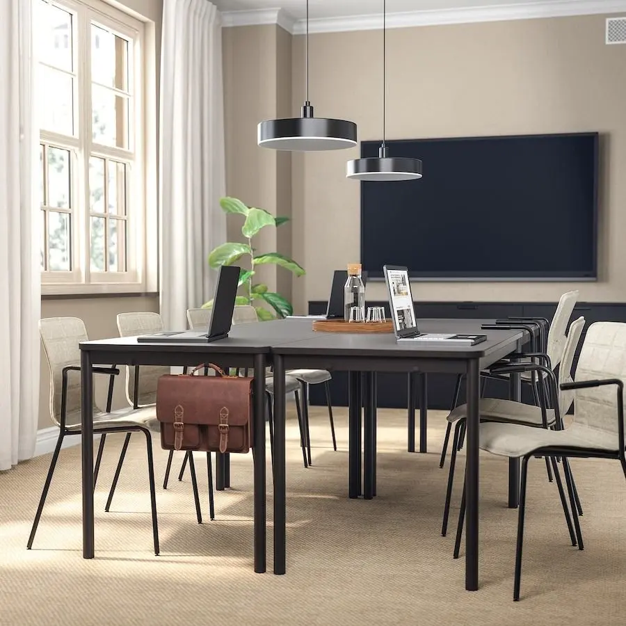 Scaun Ikea Laktare (Bej Deschis/Negru)