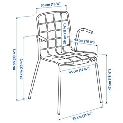 Scaun Ikea Laktare (Bej Deschis/Negru) Thumb