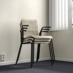 Scaun Ikea Laktare (Bej Deschis/Negru) Thumb