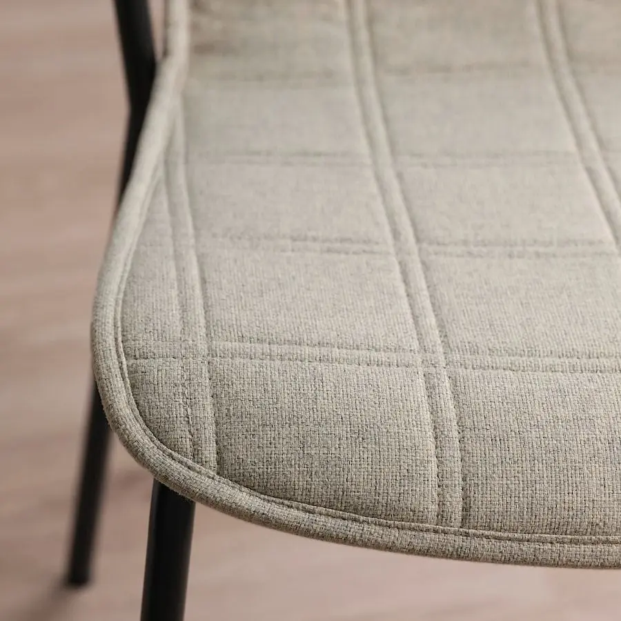 Scaun Ikea Laktare (Bej Deschis/Negru)