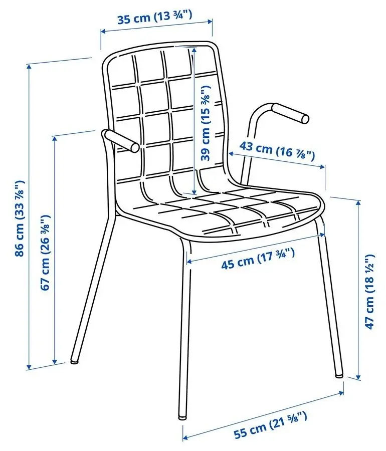 Scaun Ikea Laktare (Verde Deschis/Negru)