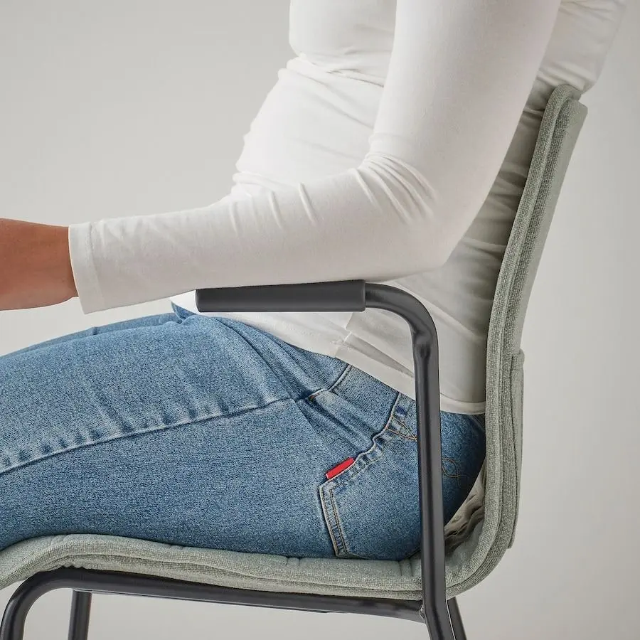 Scaun Ikea Laktare (Verde Deschis/Negru)