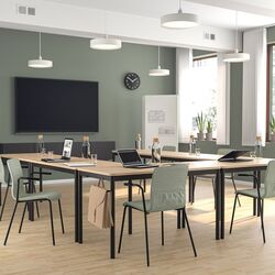 Scaun Ikea Laktare (Verde Deschis/Negru) Thumb