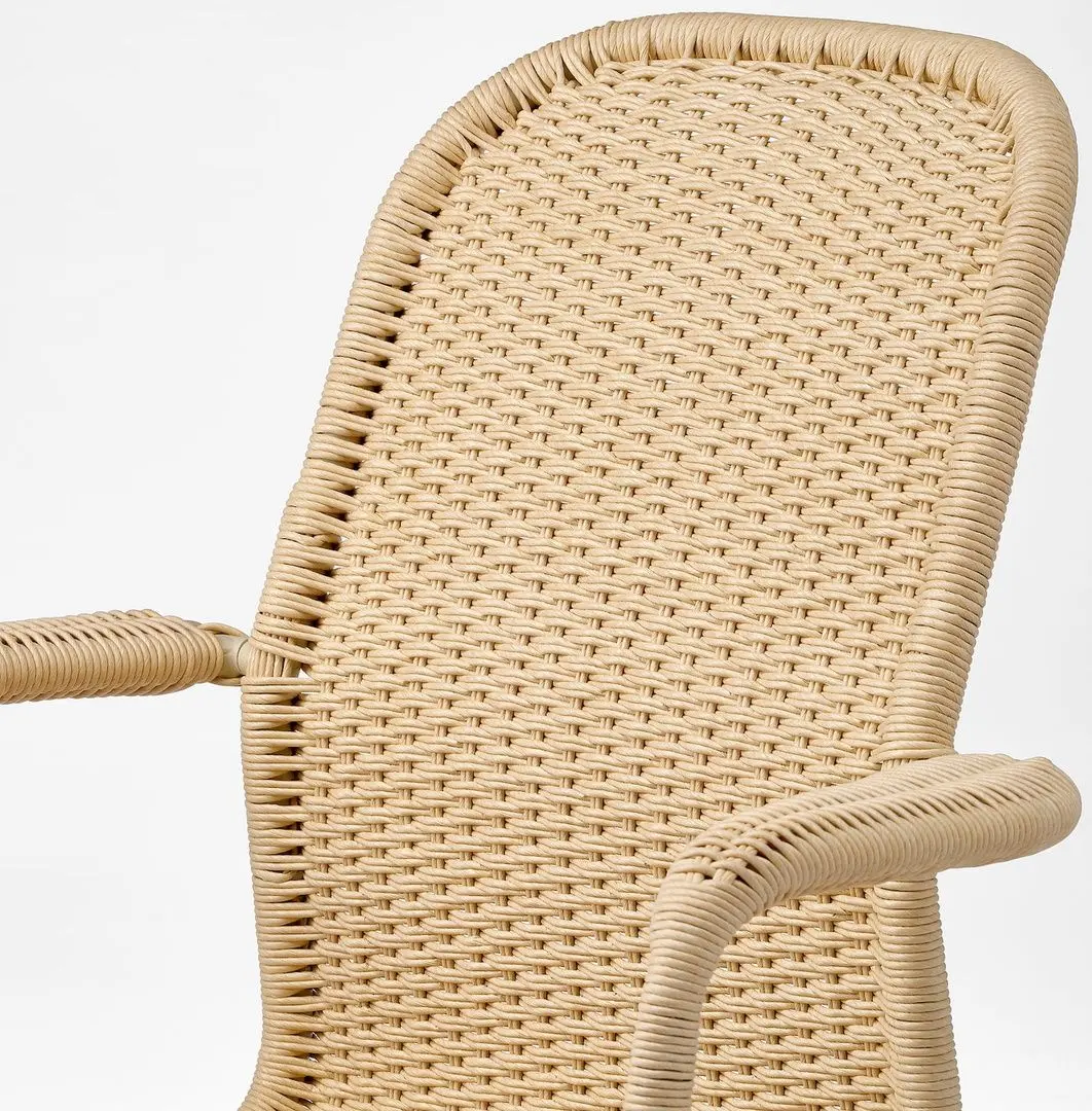 Стул Ikea Stigbygel вращающееся (Бежевый/Белый)