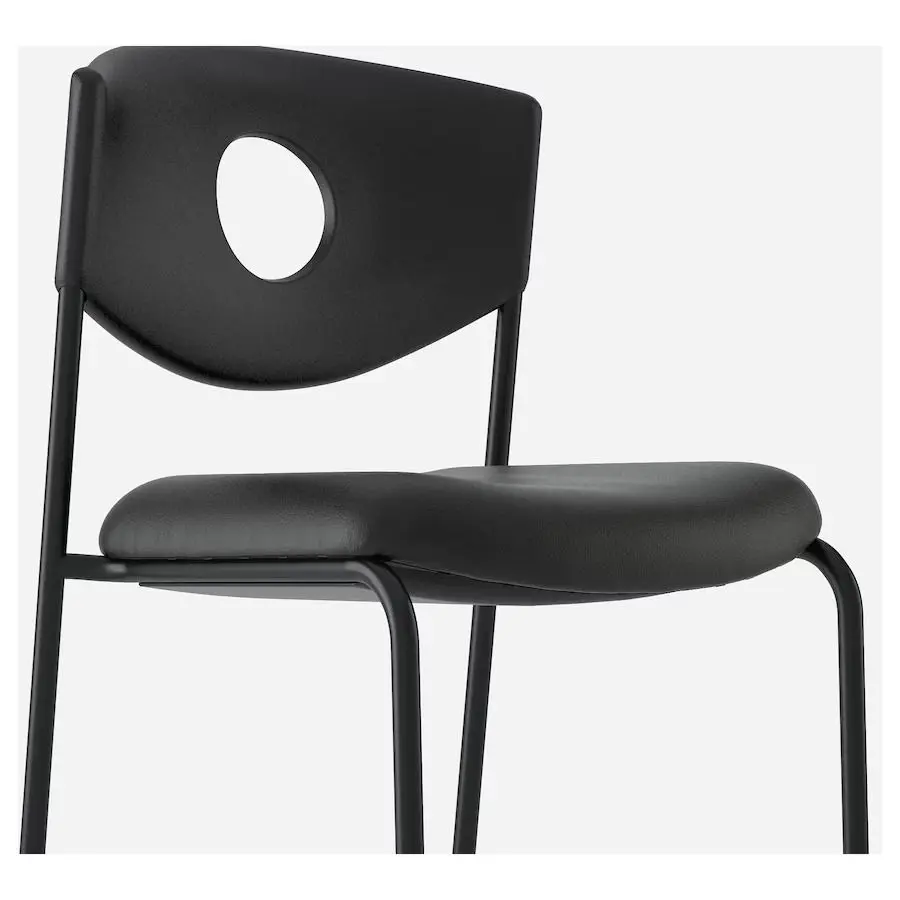 Scaun Ikea Stoljan (Negru)