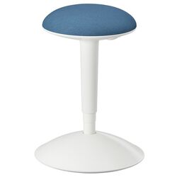 Taburet Ikea Nilserik (Alb/Vissle Albastru Inchis) Thumb