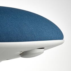 Taburet Ikea Nilserik (Alb/Vissle Albastru Inchis) Thumb