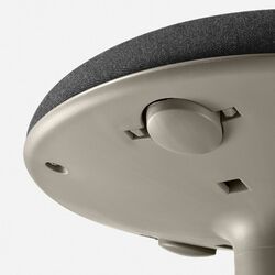 Табурет Ikea Nilserik (Бежевый/Виссле Темно-серый) Thumb