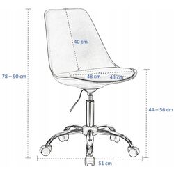 Fotoliu Jumi Iger CM-910324 (Black/White) Thumb