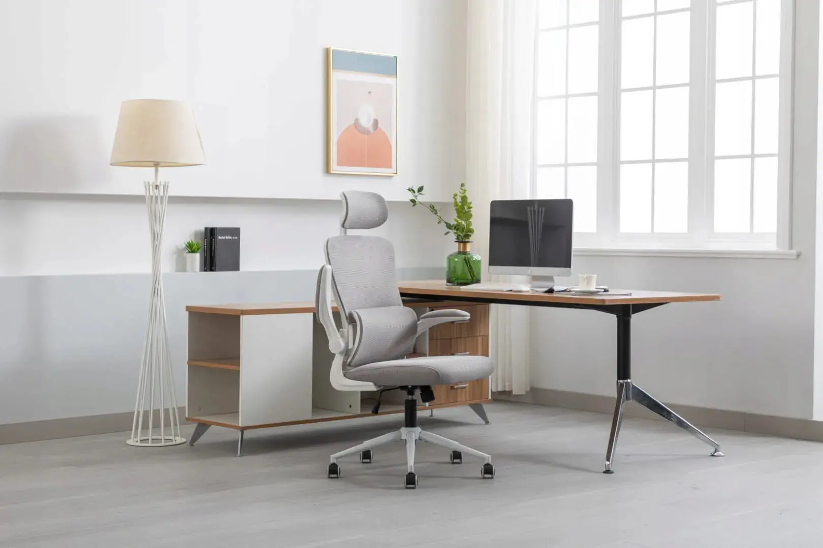 Кресло Jumi Zeo CM-249875 (Grey/White) - 9