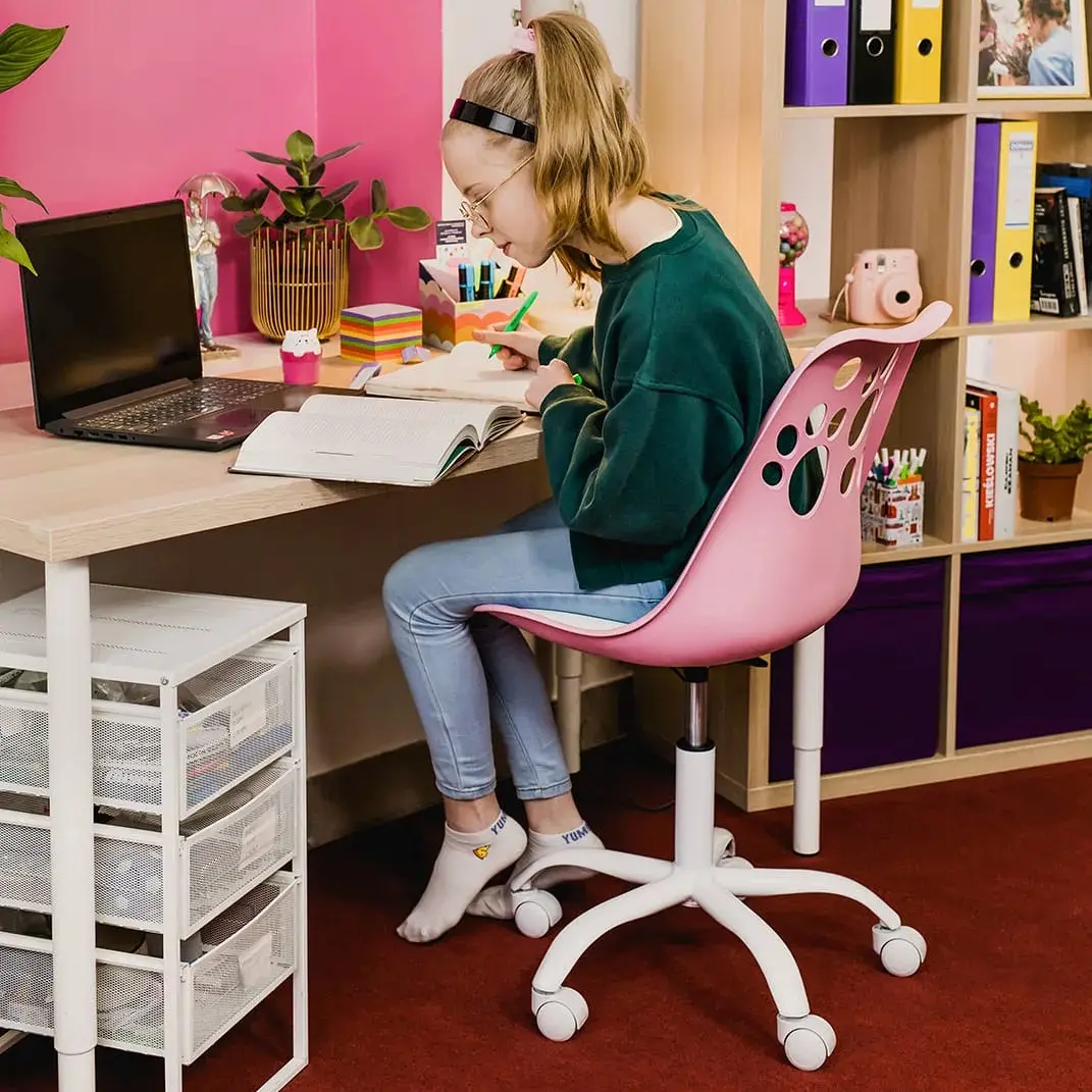 Стул Jumi Joy 2 CM-593596 (Pink/White) - 5