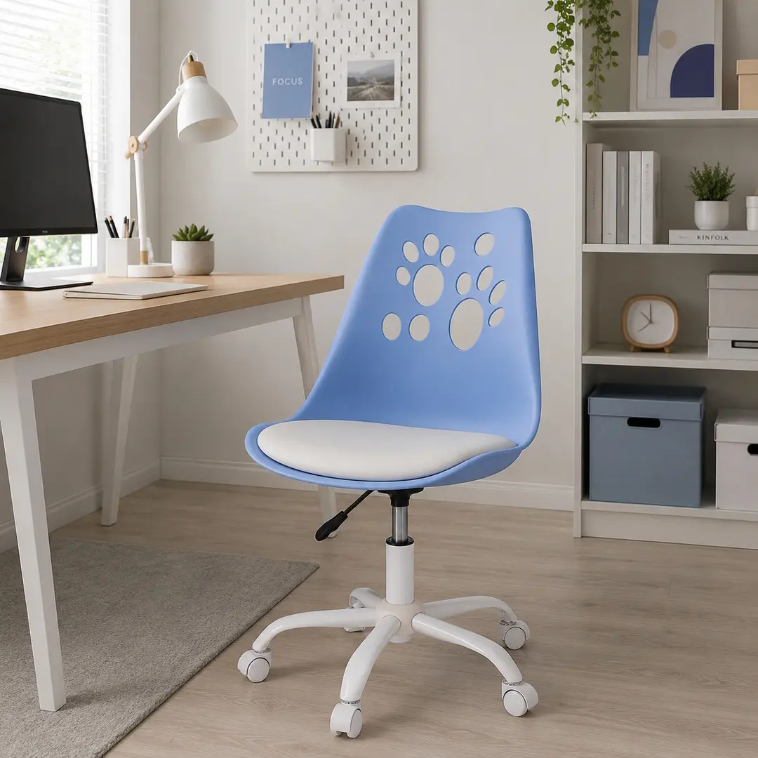 Стул Jumi Joy 2 CM-593602 (Light Blue/White)