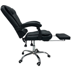 Кресло Magnusplus 6335 с подставкой для ног (Black) Thumb