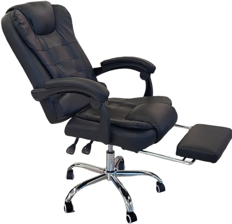 Кресло Magnusplus 6335 с подставкой для ног (Black)