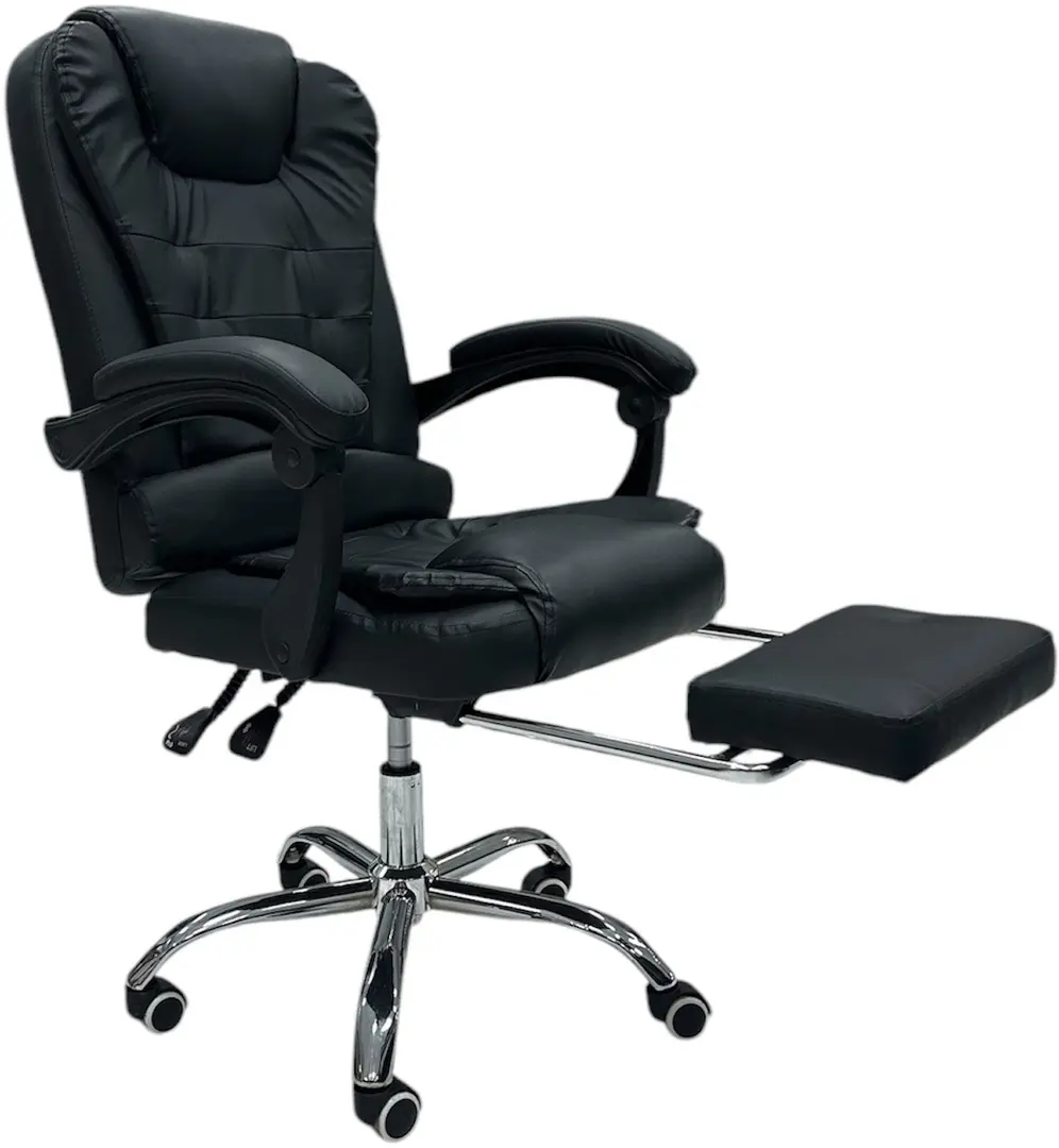 Кресло Magnusplus 6335 с подставкой для ног (Black)