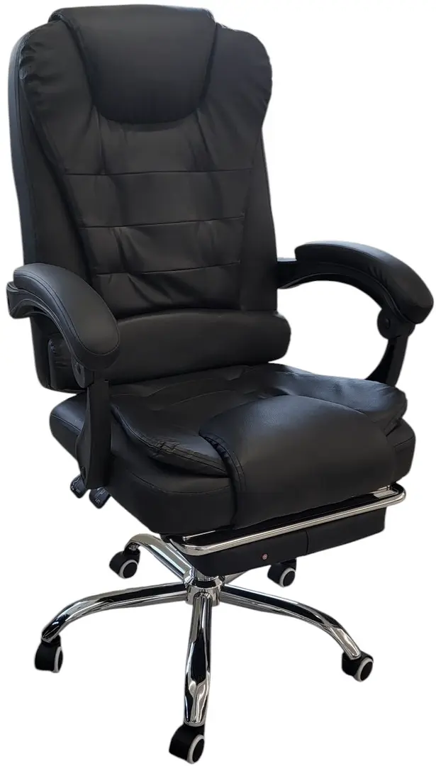 Кресло Magnusplus 6335 с подставкой для ног (Black)