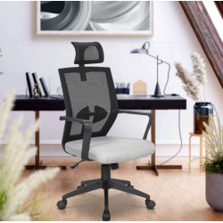 Кресло Magnusplus CH Timon XY-6107H (Black/Grey) Thumb