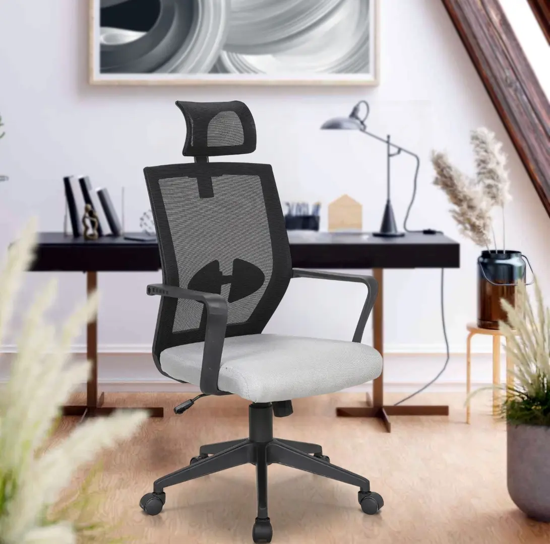 Кресло Magnusplus CH Timon XY-6107H (Black/Grey)