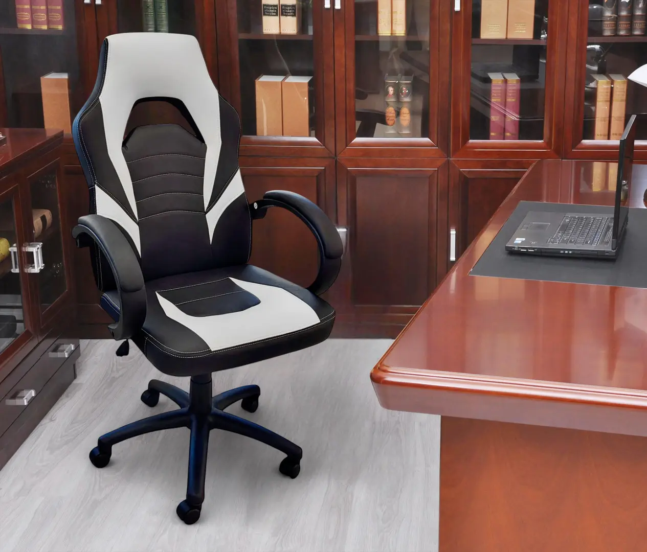 Fotoliu Magnusplus Gamer X (Black/White)