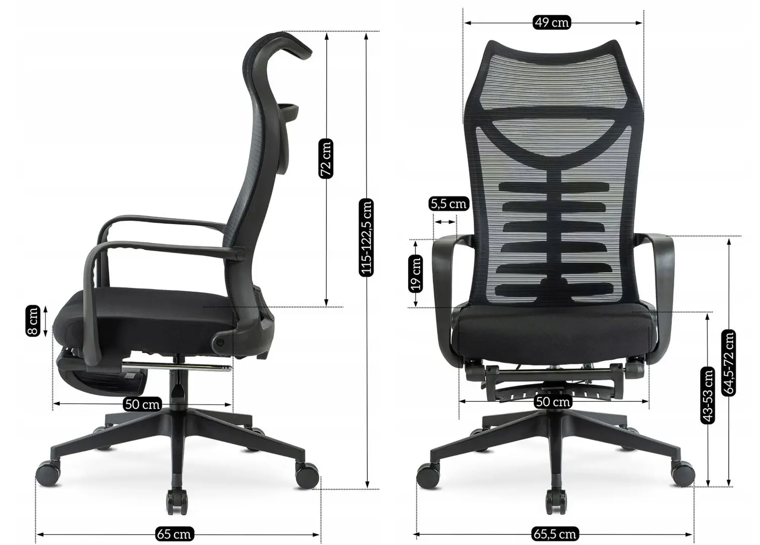 Кресло Mebel Elite Acton (Black)
