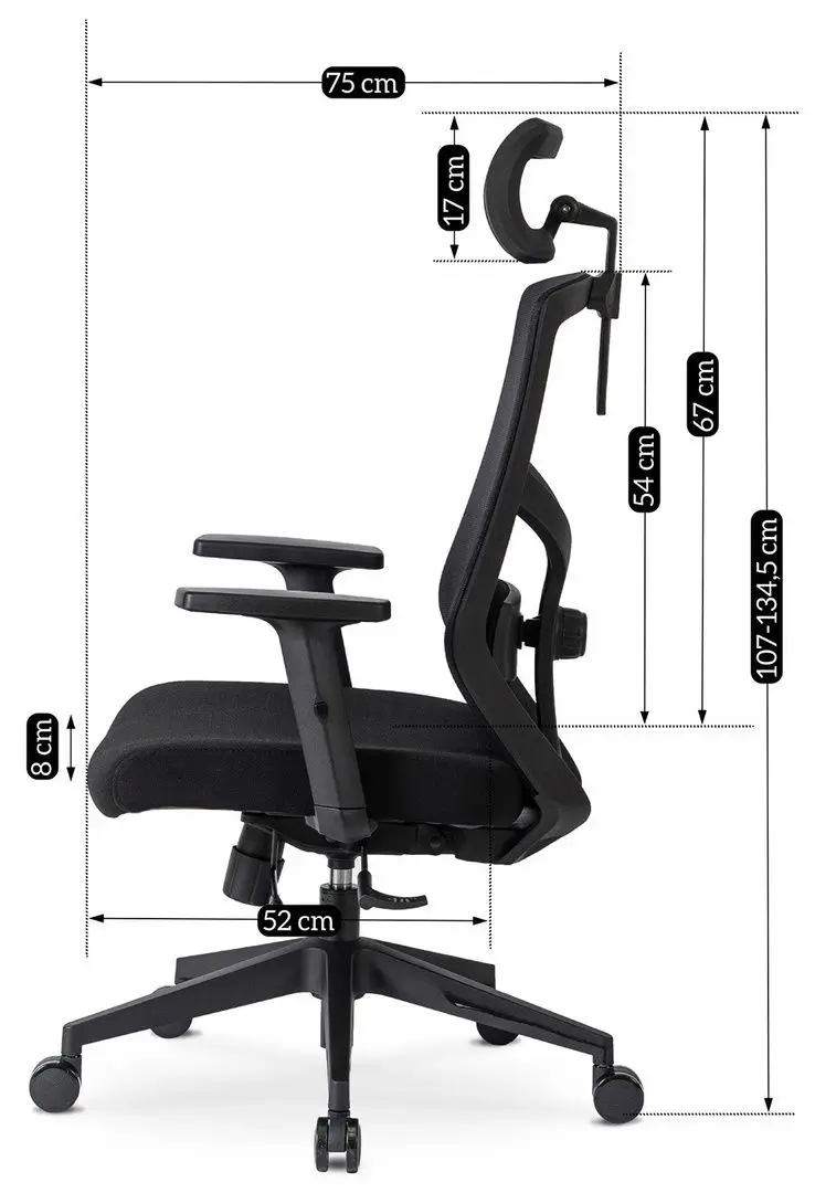 Fotoliu Mebel Elite Bento (Black)