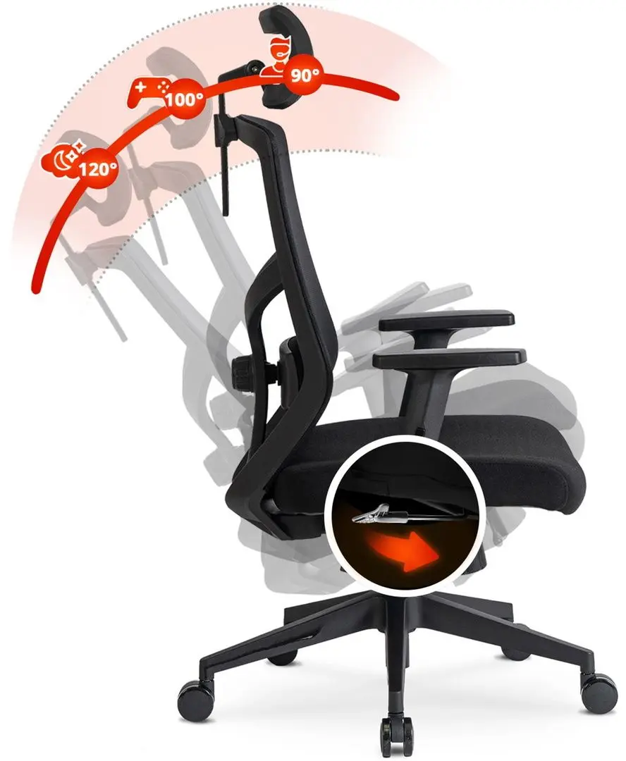 Fotoliu Mebel Elite Bento (Black)