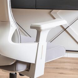 Fotoliu Mebel Elite Caret 2 (Grey/White) Thumb