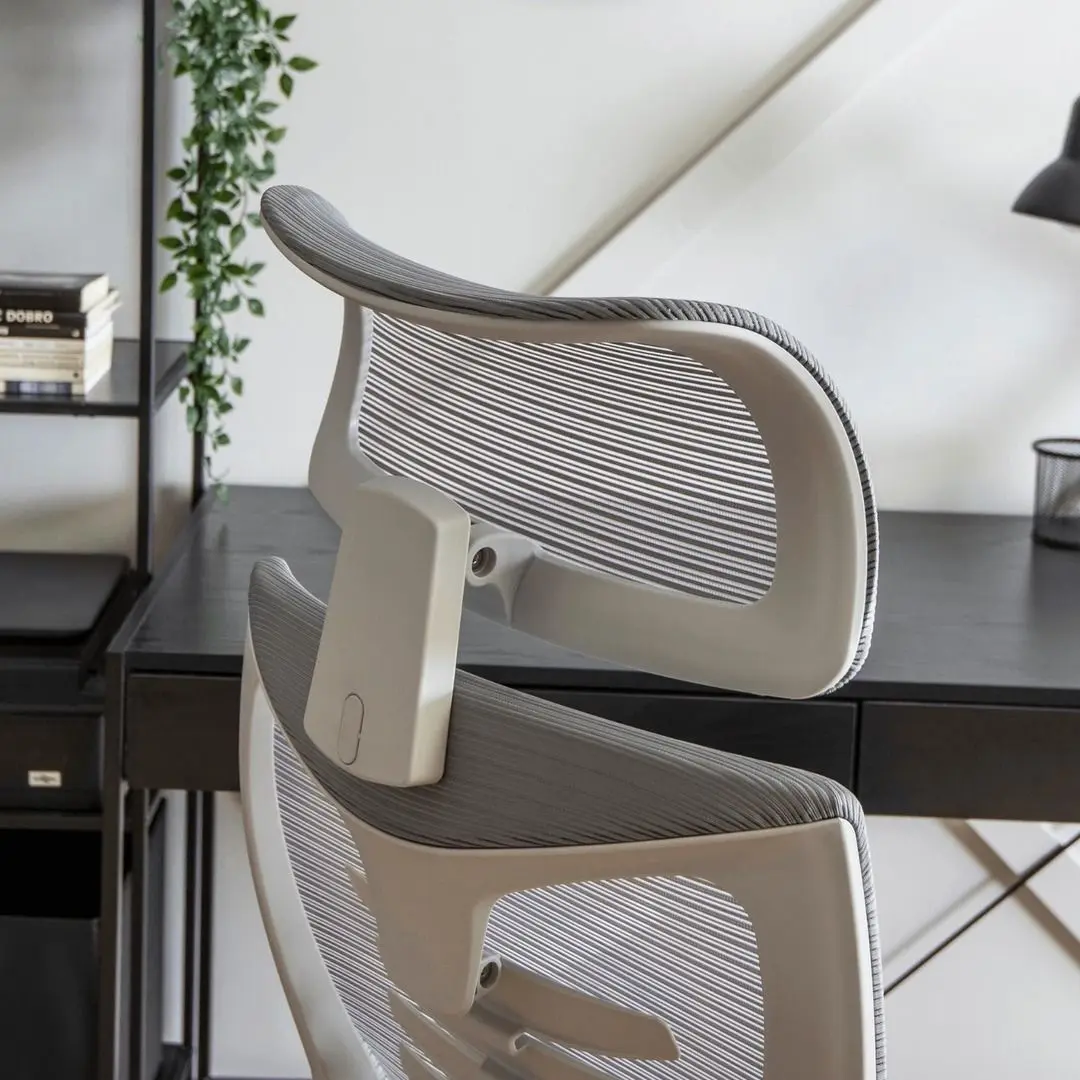 Fotoliu Mebel Elite Caret 2 (Grey/White)