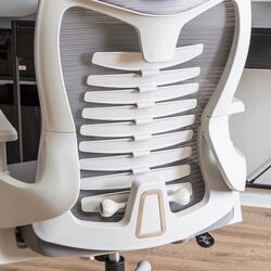 Fotoliu Mebel Elite Caret 2 (Grey/White) Thumb