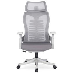 Fotoliu Mebel Elite Caret 2 (Grey/White) Thumb