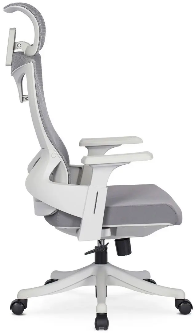 Fotoliu Mebel Elite Caret 2 (Grey/White)