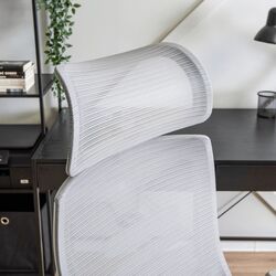 Fotoliu Mebel Elite Caret 2 (Grey/White) Thumb