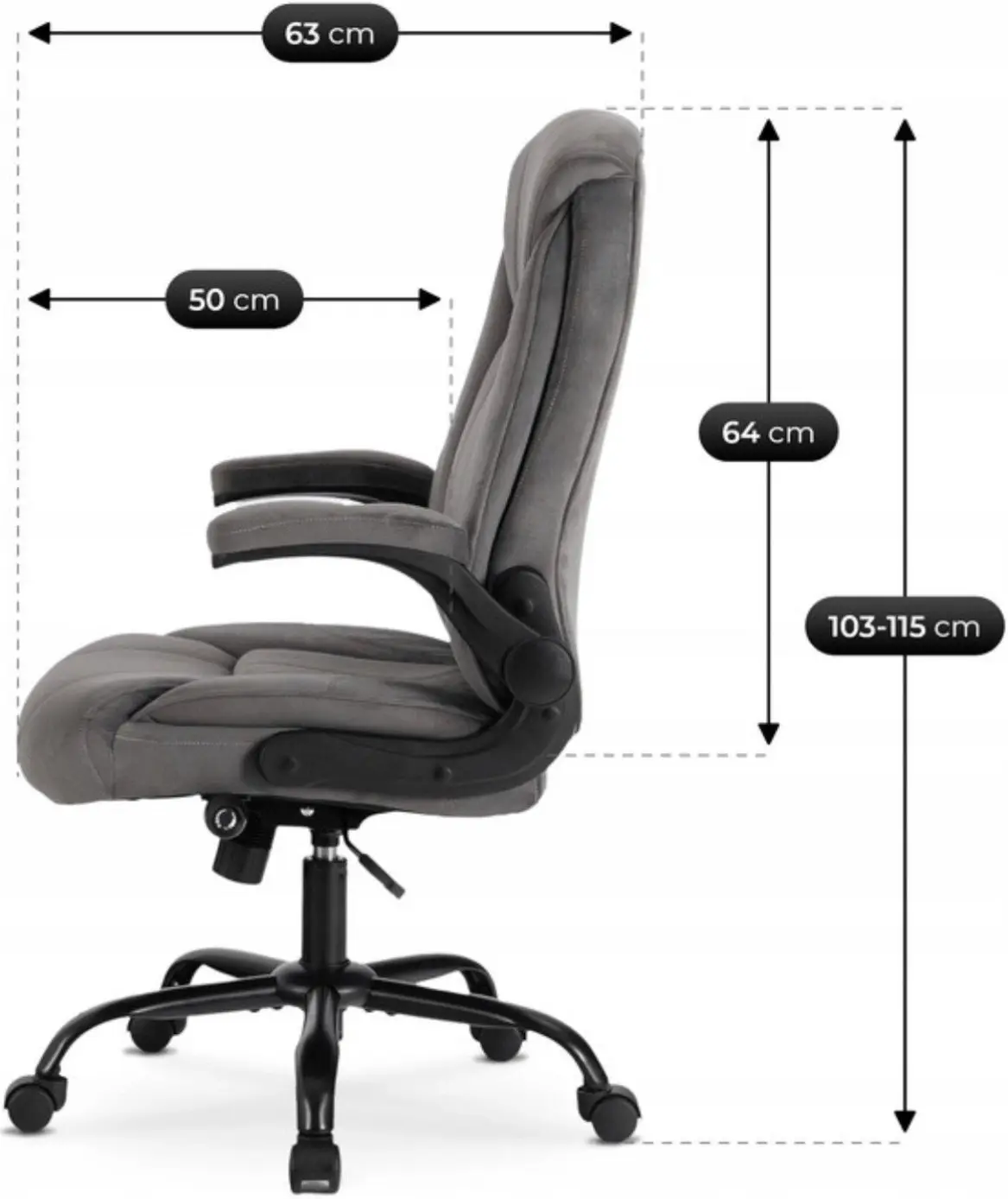 Fotoliu Mebel Elite Comfort Velur (Grey)