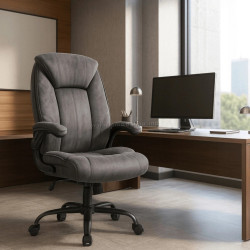 Fotoliu Mebel Elite Comfort Velur (Grey)