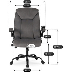 Fotoliu Mebel Elite Comfort Velur (Grey) Thumb