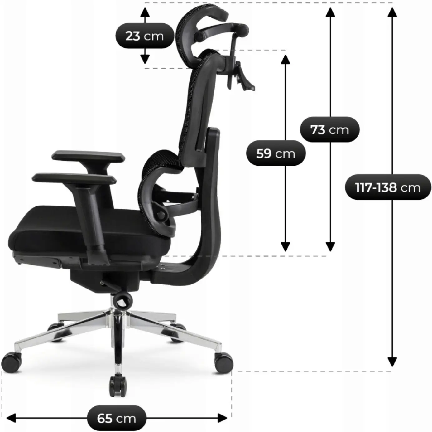 Кресло Mebel Elite Delsin (Black) - 8