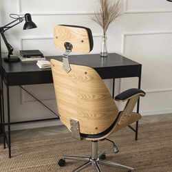 Fotoliu Mebel Elite Fabian (Craft Oak Golden/Black) Thumb