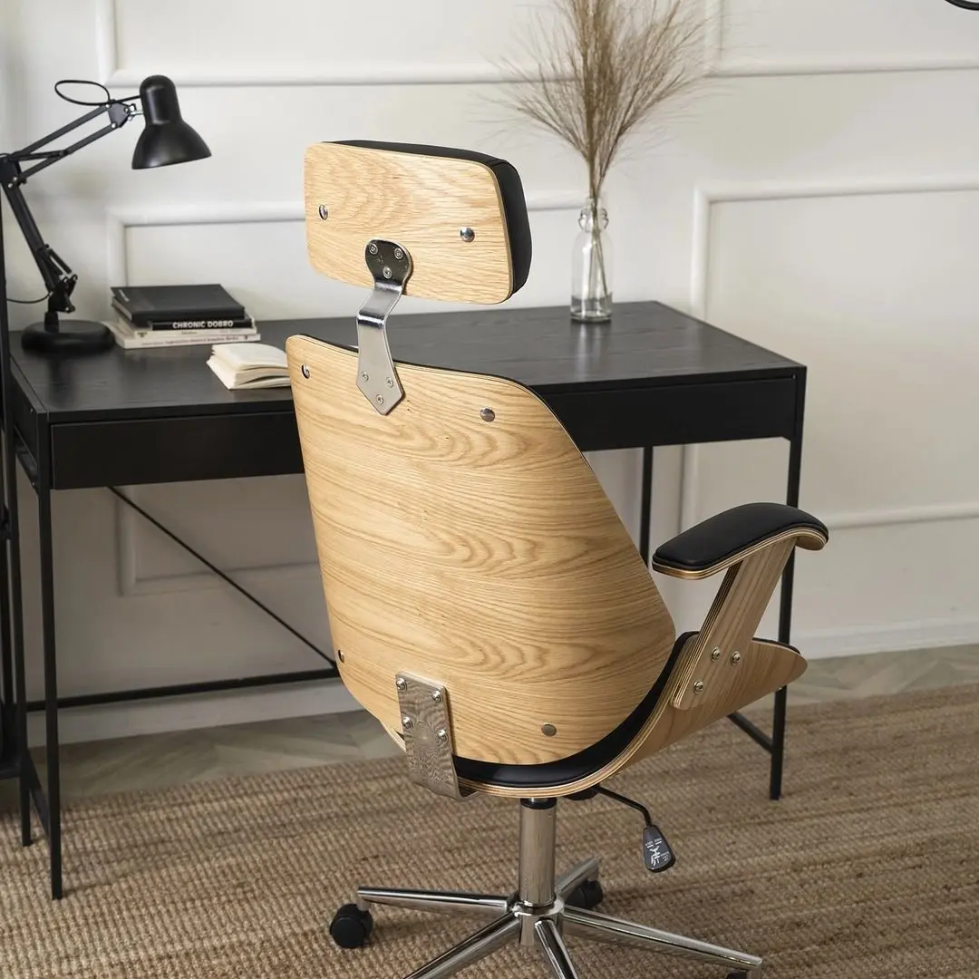 Fotoliu Mebel Elite Fabian (Craft Oak Golden/Black)