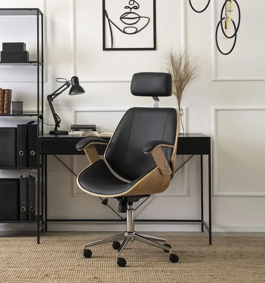 Fotoliu Mebel Elite Fabian (Craft Oak Golden/Black)