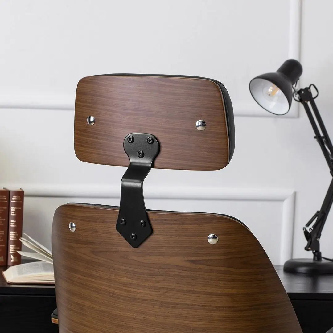 Fotoliu Mebel Elite Fabian (Walnut/Black)