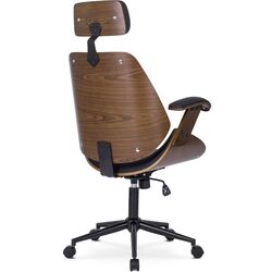 Fotoliu Mebel Elite Fabian (Walnut/Black) Thumb