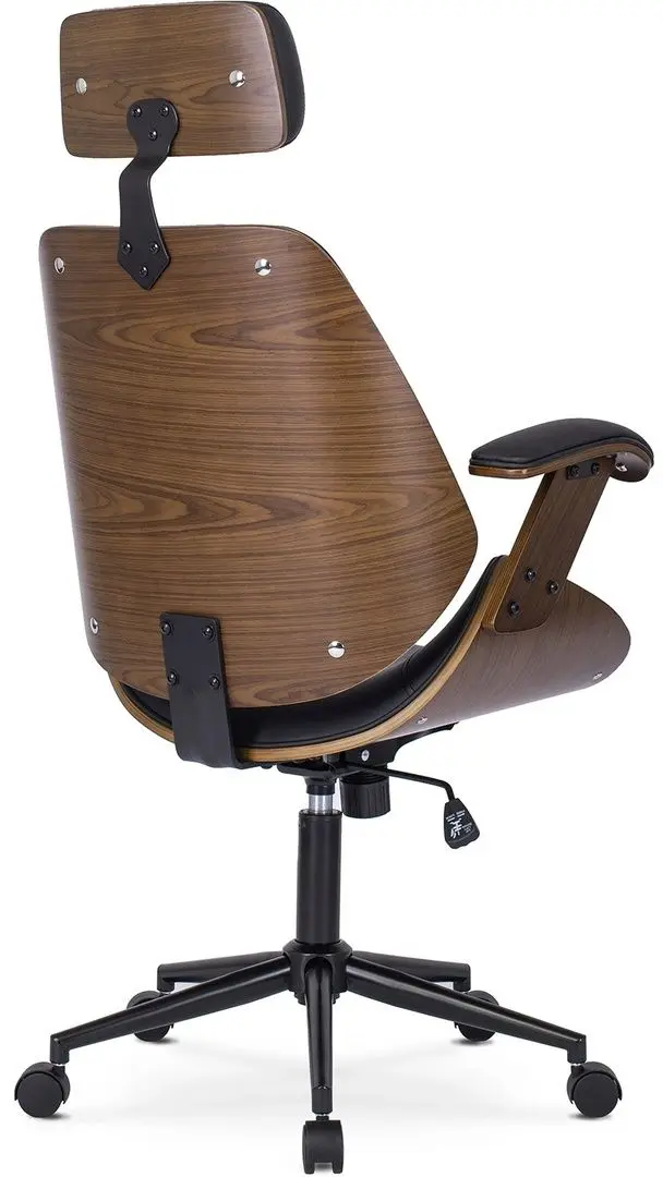 Fotoliu Mebel Elite Fabian (Walnut/Black)
