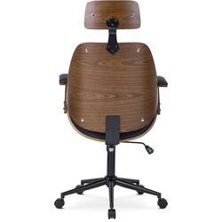 Fotoliu Mebel Elite Fabian (Walnut/Black) Thumb