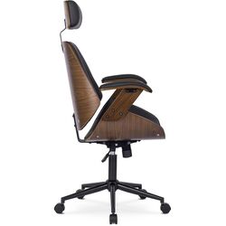 Fotoliu Mebel Elite Fabian (Walnut/Black) Thumb