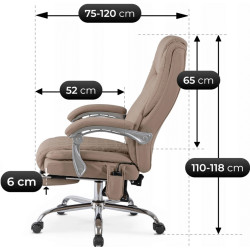 Кресло Mebel Elite Giorgio (Beige) Thumb