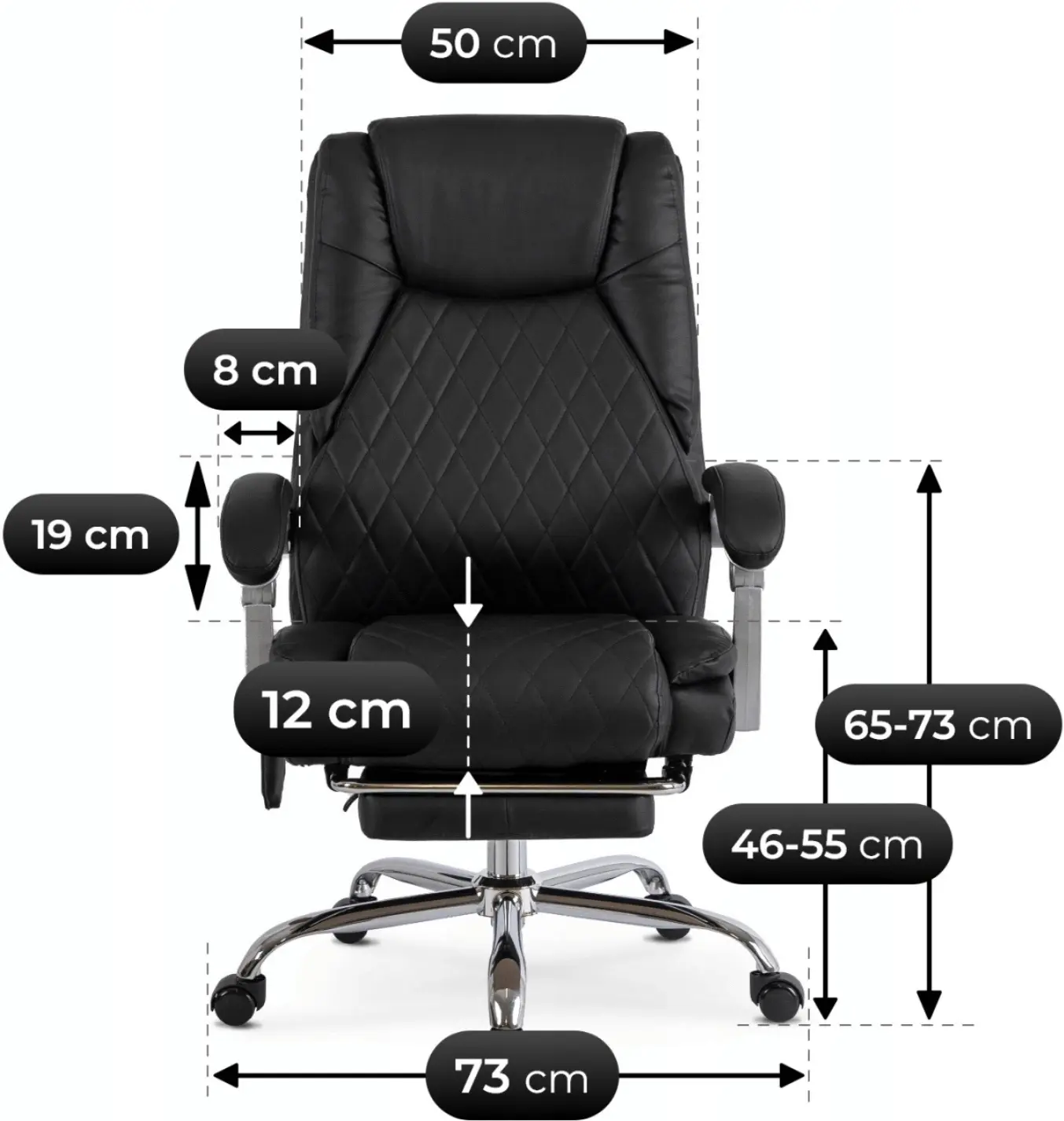 Кресло Mebel Elite Giorgio (Black) - 9
