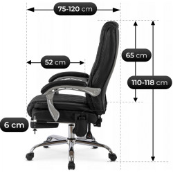 Кресло Mebel Elite Giorgio (Black) Thumb
