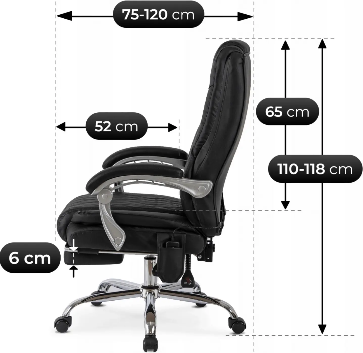 Кресло Mebel Elite Giorgio (Black) - 10